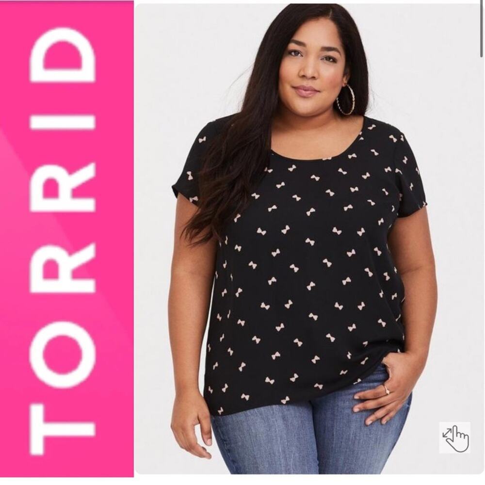 Torrid Georgette Hi-Low Blouse